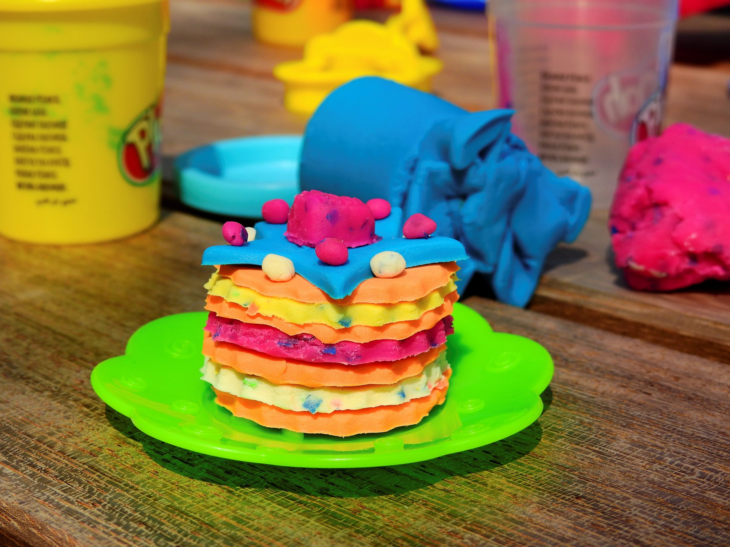 Pastel de plastilinas